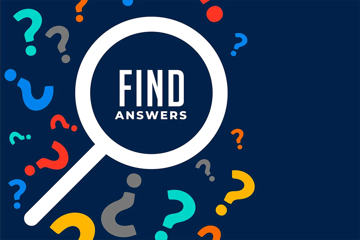 Find answers graphic